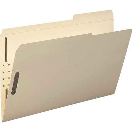 Fastener Folder,2-Ply Tab,1st And 3rd Pos,Lgl.,50/BX,Manila PK